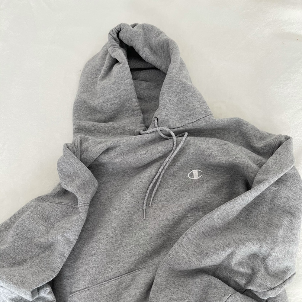 Gray champion hoodie